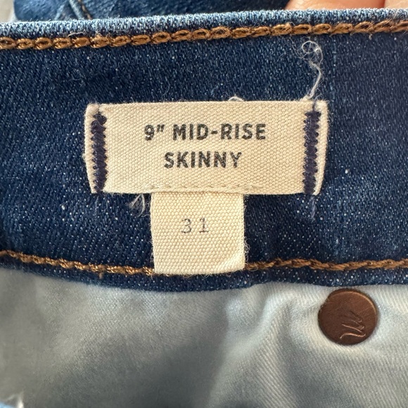 Madewell 9” Mid-Rise Skinny Jean - Picture 5 of 5